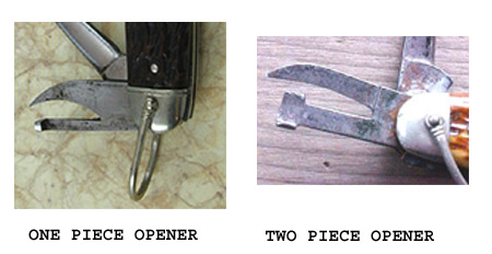 One or two piece Remington can opener example
